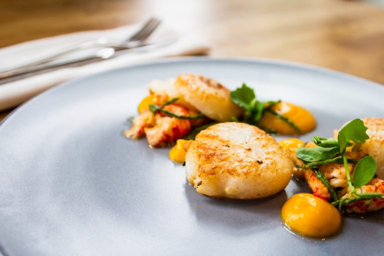 a plate of food
