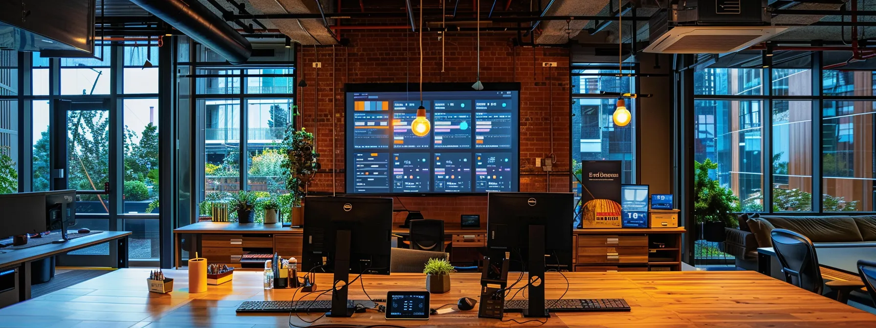 an urban office environment showcases a sleek computer workstation displaying an engaging dashboard of otto's ai-powered seo tools, with a high-tech atmosphere accentuated by warm, focused lighting that emphasizes enhanced rankings and automated efficiency. an urban office environment showcases a sleek computer workstation displaying an engaging dashboard of otto's ai-powered seo tools, with a high-tech atmosphere accentuated by warm, focused lighting that emphasizes enhanced rankings and automated efficiency.