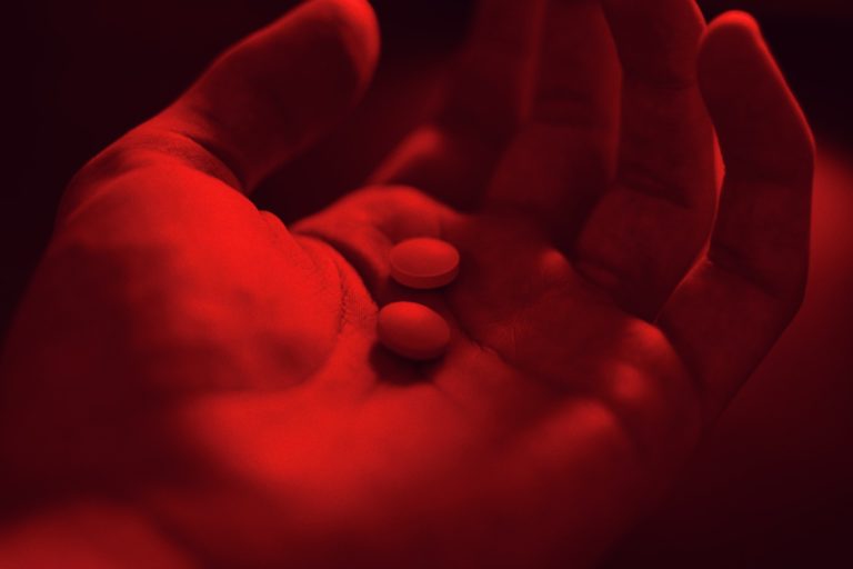 a close up of a person's hand