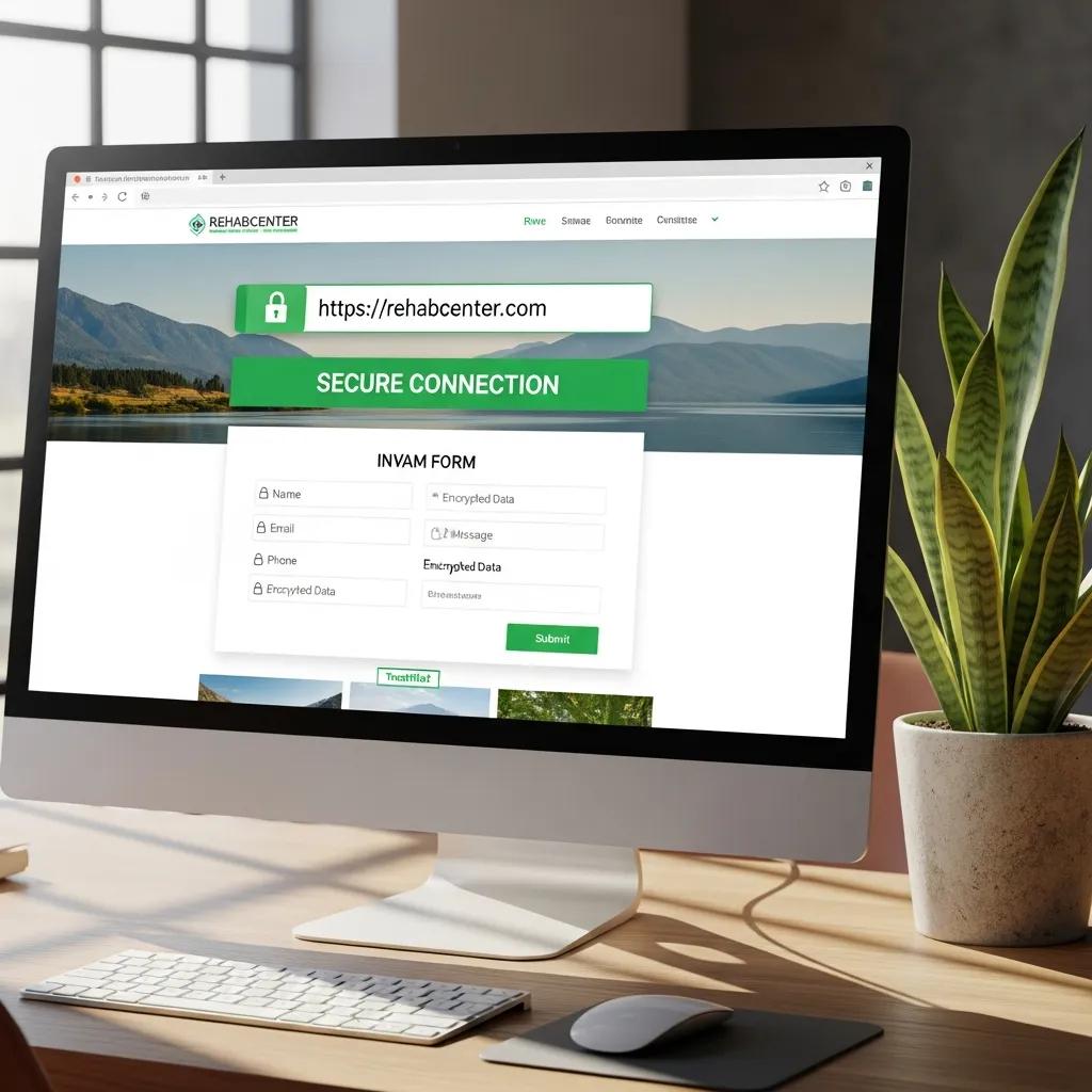 Secure website design for HIPAA-compliant rehab centers