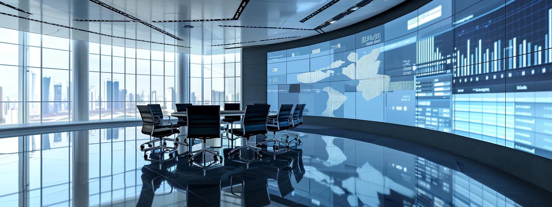 a sleek, modern conference room with a large digital screen displaying dynamic graphs and statistics on oil production trends, highlighting the intersection of traditional energy and innovative renewable technologies in the middle east. a sleek, modern conference room with a large digital screen displaying dynamic graphs and statistics on oil production trends, highlighting the intersection of traditional energy and innovative renewable technologies in the middle east.