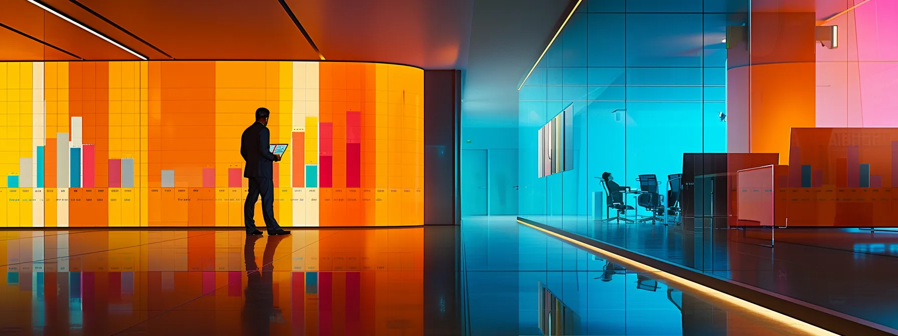 a sleek, modern office setting showcases a confident seo professional analyzing vibrant growth charts on a digital display, symbolizing rapid online visibility improvement and measurable business success. a sleek, modern office setting showcases a confident seo professional analyzing vibrant growth charts on a digital display, symbolizing rapid online visibility improvement and measurable business success.