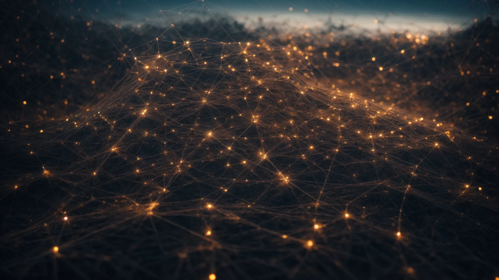 a vast network of interconnected nodes sprawling across a digital interface, symbolizing a complex web of relationships.