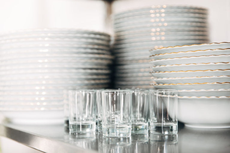 a close-up of some glasses
