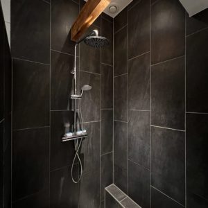 Shower in the bathroom