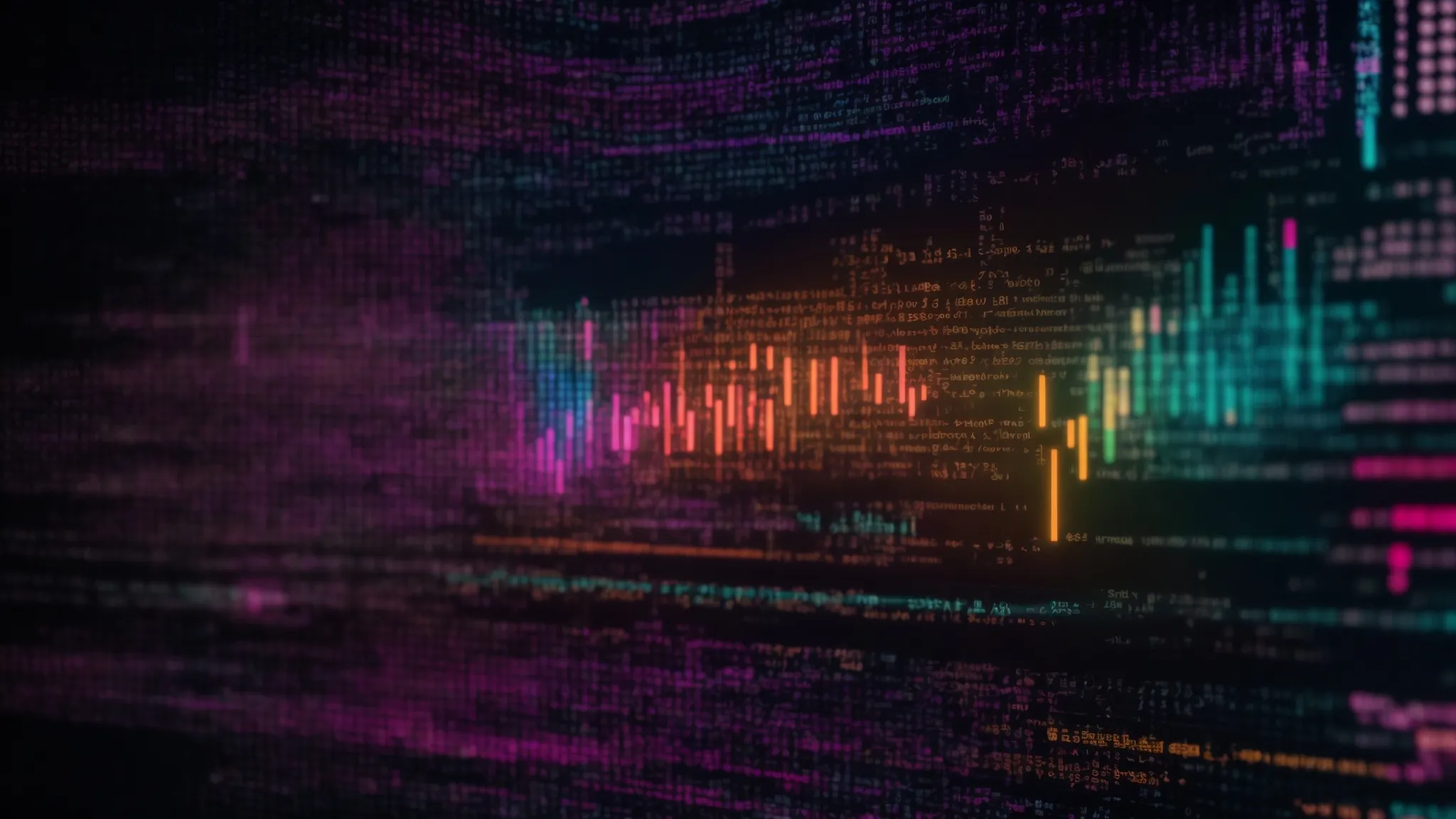 a computer screen displays clusters of data points in various colors, symbolizing the blending of semi-supervised learning methods into machine learning algorithms.