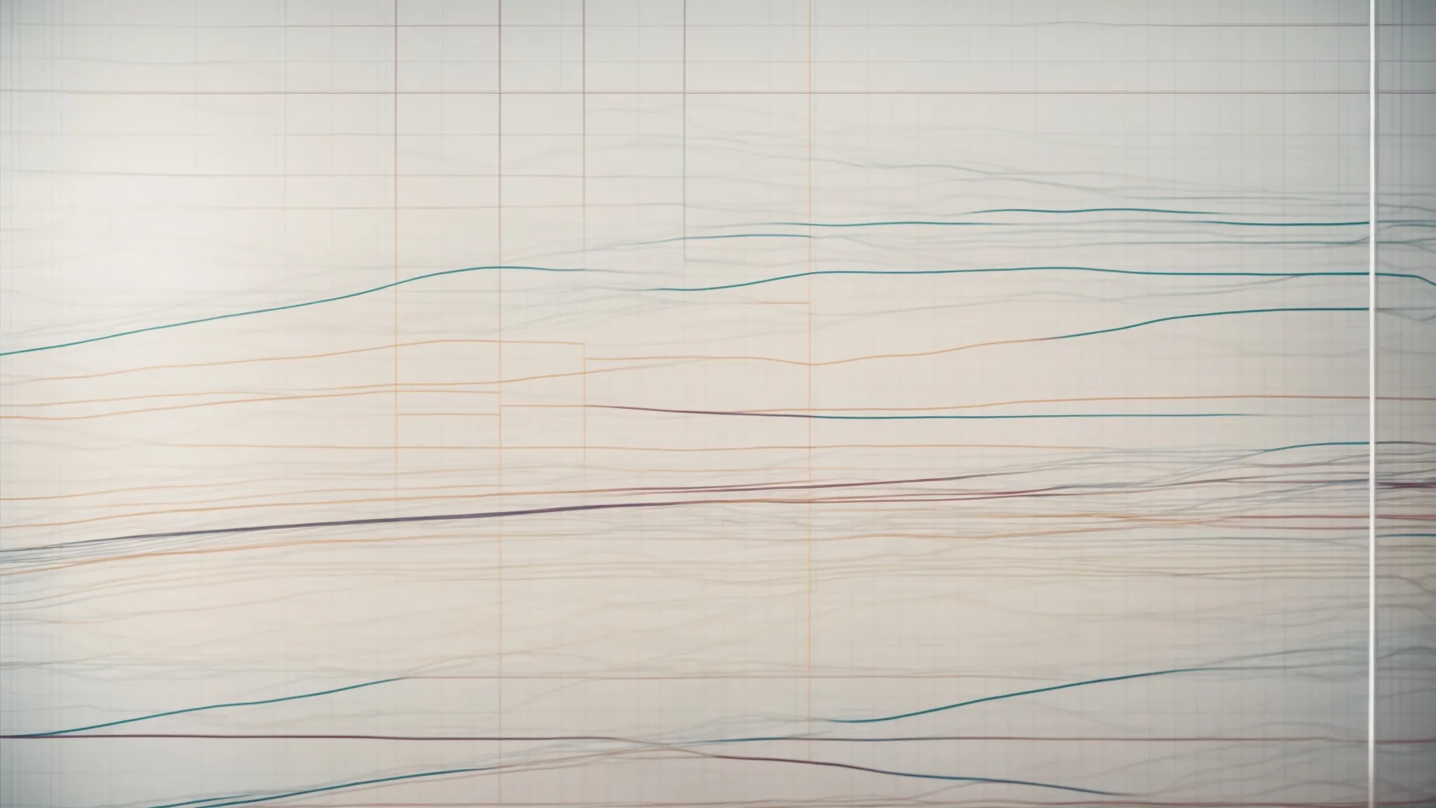 a large graph with multiple intersecting lines and curves plotted on it, with a clear, grid-lined background.