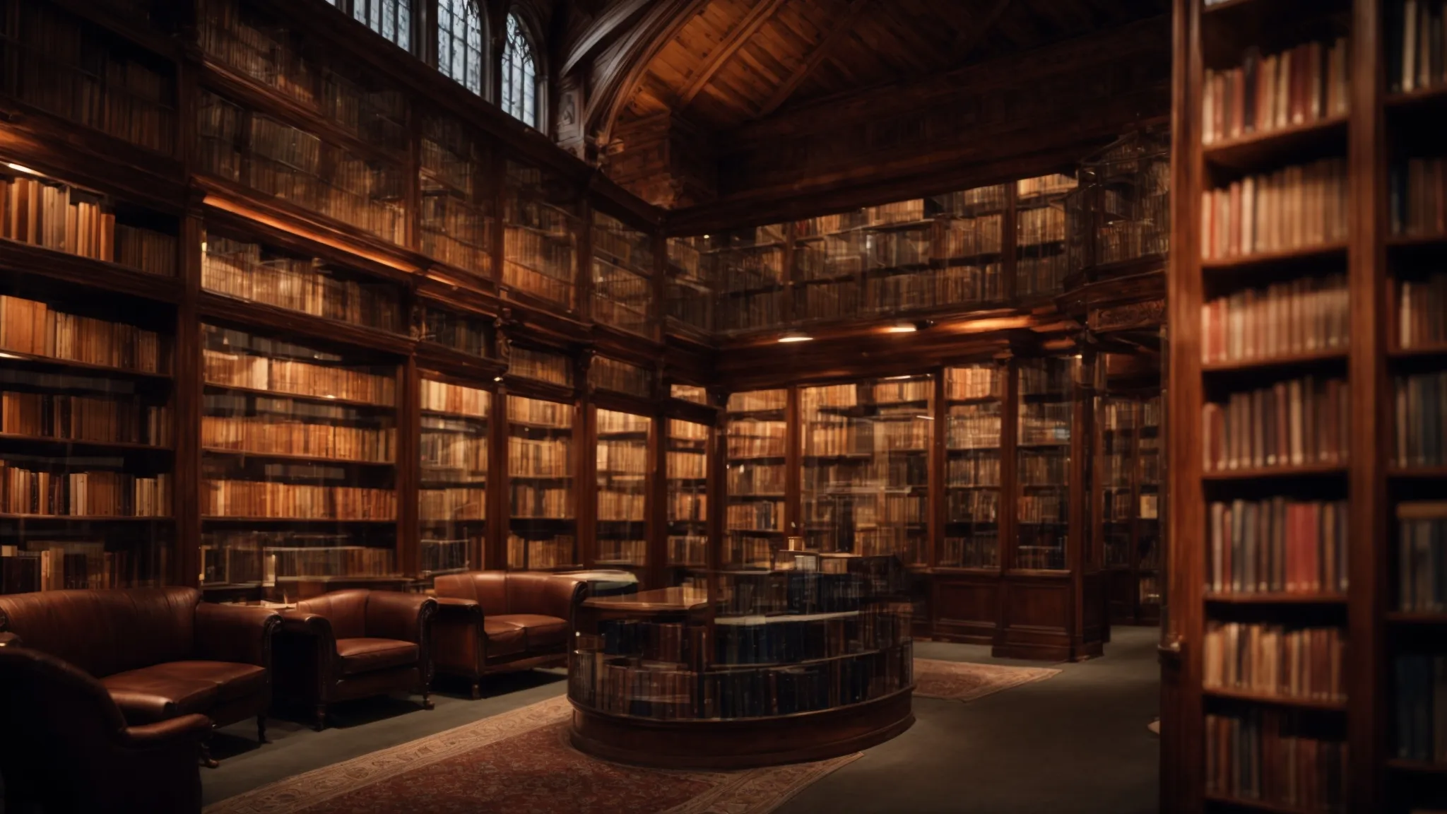 a library filled with diverse books, symbolizing the varied types of machine learning concepts and their applications.