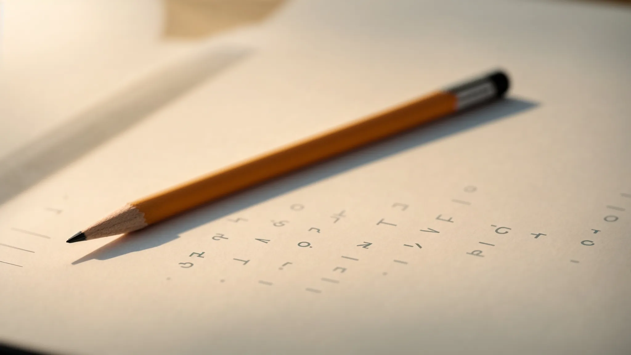 a pencil and a piece of paper with algebraic equations on it, illustrating the process of solving for a variable.
